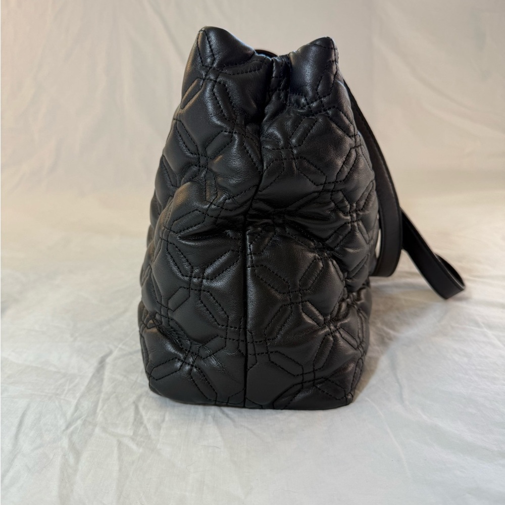 Kate Spade Astor Court Elena Black Quilted Shoulder Bag - Picture 3 of 11